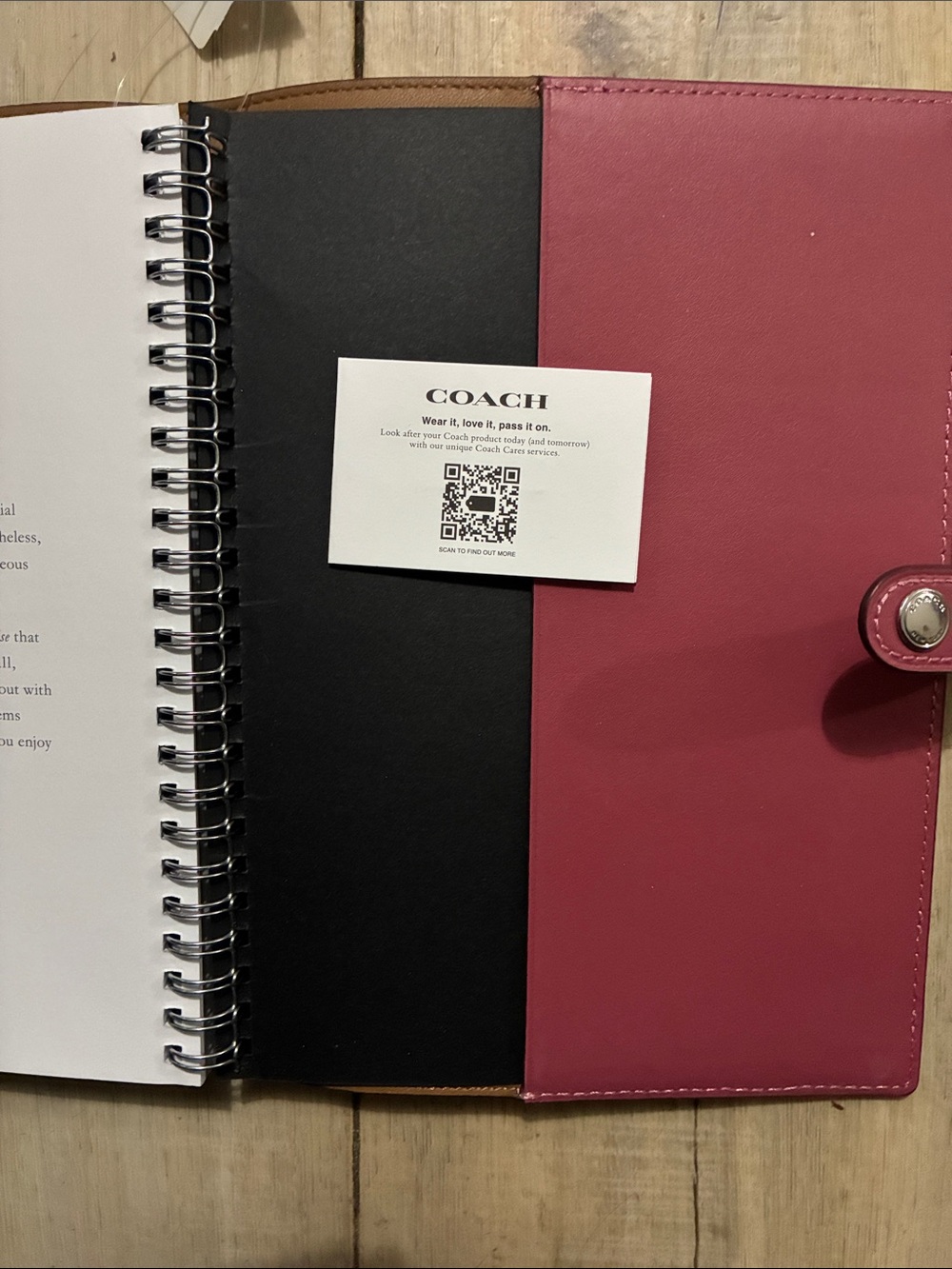 Coach Signature Flamingo Notebook collectible - Picture 5 of 7
